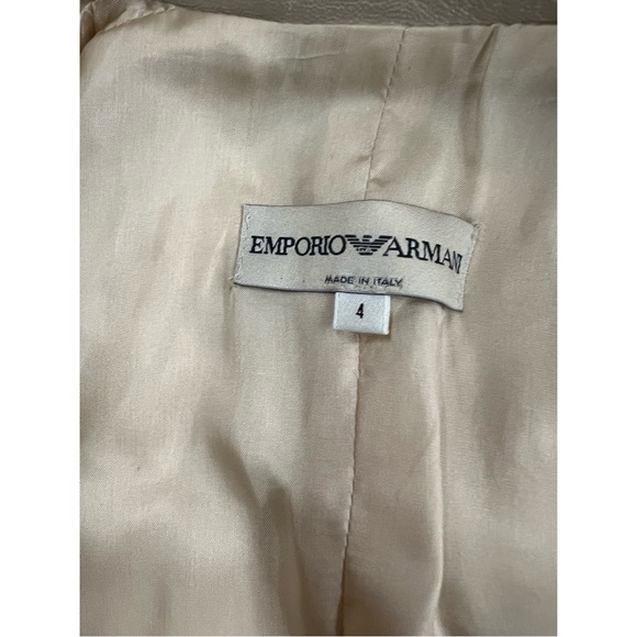 Emporio Armani Leather Moro Jacket - Picture 3 of 4